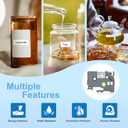 6 X Compatible with TZe-231 Brother Label Maker Tape,Replacement for TZ-231 12mm 0.47" Brother P-Touch Label Tape, Laminated Black on White Label Tape for PT-D210, PT-D220, PT-D200, PT-H110, PT-D410