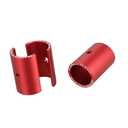 A ABSOPRO 2 Pair Bike Handlebar Shim 25.4 to 31.8mm Shim Bicycle Handlebar Stem Shim Adapter Size Reducer Sleeve Spacers Clamp Fixed Gear Road Cycling Aluminum Alloy Red Item Replacement