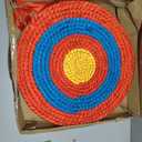 Traditional Hand-Made Straw Archery Target,Arrow Target for Recurve Bow Longbow or Compound Bow, 22" x 22" x 5.5"
