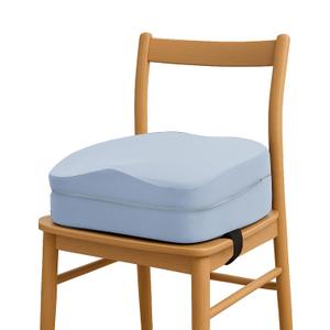 Babelio 2-in-1 Ergo-Designed Booster Seat for Kitchen Chair, Promote Proper Upright Posture, Toddler Booster Seat for Dining Table, Removable & Washable Cover, Suitable for 18 Months to 5 Years, Blue