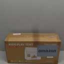 Tiny Land Play Tent with Padded Mat & LED Lights, Kids Tent, Playhouse for Kids, Indoor Bed Tent for Toddler, Toys for 3,4,5,6-Year-Old Girls, Neutral Color Play Room Furniture (Off-white)