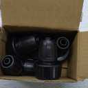 Carpathen Drip Irrigation Parts 5/16-6 Pack: 3 x PVC Female Hose Thread Non-Swivel Adapter to 5/16" tubing and 3 x Barbed Threaded End Plugs - Drip Irrigation Fittings