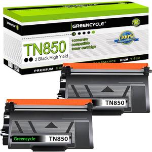 Compatible TN830XL Black Toner 2 Pack Replacement for Brother TN830XL TN-830 TN830 XL High Yield Toner Cartridge Use for HL-L2460DW DCP-L2640DW MFC-L2820DW MFC-L2900DW HL-L2480DW HL-L2400D HL-L2405W
