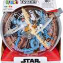 Rubiks Cube, Rubiks Tracks Star Wars, Mandalorian-Themed 3D Gravity Maze & 3D Puzzle Game with 80 Obstacles, Grogu Miniature Inside, Problem-Solving Challenging Brain Teaser Fidget Toy, Ages 8 & Up