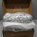 Pacific Coast Goose Feather Down Comforters Queen Size, 100% Cotton Extra Fluffy White Duvet Insert, Soft, Breathable, All Season Hotel Luxury Bedding Comforters, 8 Corner & Center Loops (90"x90")