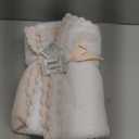 Barefoot Dreams CozyChic Scalloped Receiving Blanket (Infant) Pink/White Tutu One Size