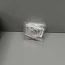 2 x TonGass 4-Pack RV Curtain Holders with Screws (White)  Camper & Motorhome Curtain Clips for Window Drapes, Heavy-Duty Plastic Retainers for RV, Boat, and Trailer Curtains