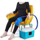 PhysioNatural Cold Therapy Machine - Compact Edition: Compression & Cryotherapy for All Body Parts | Portable Ice Therapy System for Post-Surgery Knee Recovery | Up to 6 Hours of Continuous Cold Relief