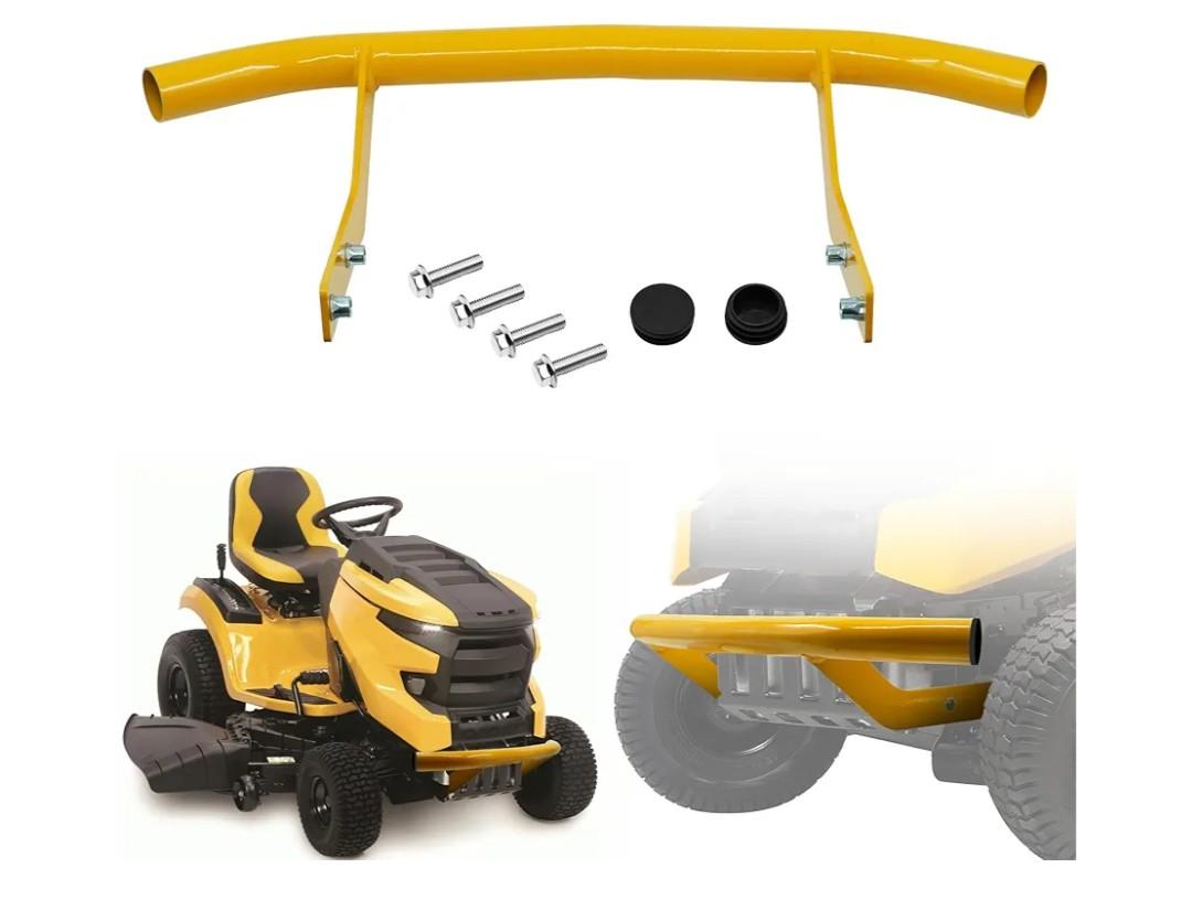 Front Bumper Tube - Compatible with Cub Cadet XT1 XT2 GT50 GX54 ST54 LX42 LX46 LX50，Front Bumper Kit Replacement#683-05155-4021 & OEM 19A30020100, 19A30020OEM -Yellow Heavy-Duty