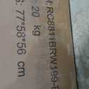 Classic Rivets Leather Recliner Chair for Living Rooms, Swivel Rocker Recliner Chair with Heat and Massage, Wall Hugger Glider Reclining Sofa for Small Spaces, Brown