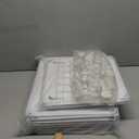 AWTATOS Shoe Rack, 6 Tier Shoe Storage Cabinet with Door, 32 Pair Shoe Organizer Shelves for Closet Hallway Bedroom Entryway, White