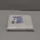 H.VERSAILTEX Linen Table Cloths Square 60 x 60 Inch Premium Tablecloth Spill-Proof Waterproof Table Cover for Dining Buffet Feature Extra Soft and Thick Fabric Wrinkle Free, White