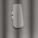 Silicone Makeup Brush Holder Bags: Cosmetic Case with Magnetic-Metal-Buttons for Travel, Makeup Pouch Case for Makeup Tools Storage (White)