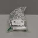 Rhytsing 14.7FT White Pearl Garland with 36 LED Light, Battery Operated Fairy String Lights with Timer for Wedding Christmas Party Event Decoration