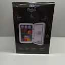 Cooluli 20 Liter Mini Fridge with Temperature Control - White Thermoelectric Cooler and Warmer for Bedroom, Office, Car, Dorm