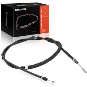 A-Premium Rear Passenger Side Parking Brake Cable Assembly Compatible with Dodge, Chrysler and Ram Models: Grand Caravan 2008-2020, Town & Country 2008-2016, C/V 2012-2015 - Replace# 4721494AC