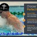 Faith-Based Silicone Swim Cap - Jesus is King & He is Risen Religious Swim Cap for Adults & Kids - Waterproof, Durable, Comfortable - Swimming Cap