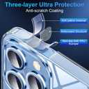 2 x SUCGLES for iPhone 13 Pro Max Case with MagSafe [Ultra Strong Magnetic] [12FT Military Drop Protection] [Shockproof Bumper] Slim Thin Mag Safe Promax Phone Cover for Apple 13pro Max (Clear/Magnet)