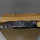 Sasylvia 3 Pcs 10 Inch Wall Clock Battery Operated Round Clock with 3 Pcs Black Acrylic Sheets 4 Sheets of Self Adhesive Vinyl Letter Stickers Alphabet Stickers for School Office Home