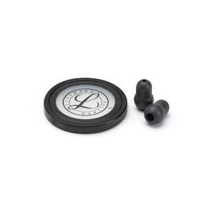 3M Littmann Stethoscope Spare Parts Kit  Black, Compatible with Master Cardiology, Includes Snap Tight Soft-Sealing Small Eartips, Tunable Diaphragm & Rim, 40011 3M Littmann Stethoscope Spare Parts Kit  Black, Compatible with Master Cardiology, Includes Snap Tight Soft-Sealing Small Eartips, Tunable Diaphragm & Rim, 40011