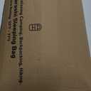 Atarashi Camping Sleeping Bag- 4 Seasons for Adults, Light, Warm, Extra-Large with Compression Sack- Great for Hiking, Backpacking & Outdoor Adventures (A1 Dark Grey/Regular(33''x87''))