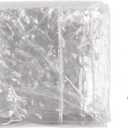 PVC Cloth Heavy Duty Transparent Tarp Resistance Grommet Rope 2.6x4m