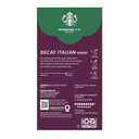 Starbucks VIA Instant Coffee Packets, Single Serve, Dark Roast Coffee, Decaf Italian Roast, 50 Packets