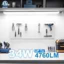 SHOPLED LED Shop Lights 3FT, 34W 4760LM 5000K Daylight White, V Shape Linkable T8 Ceiling Light Fixtures, 3 Foot LED Tube Light for Workshop, Workbench, Basement, ETL Listed, 2 Pack