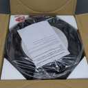 13 Inch Flush Mount Ceiling Light,Oil Rubbed Bronze Finish Plate with Frosted Glass Shade,Round Ceiling Lighting Fixture for Hallway Bedroom Closet Livingroom Kitchen Stairwell (Oil Rubbed Bronze)