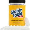 Stable Table - Clear Restaurant Table Leg Shim Wedges Premium Furniture Levelers Restaurant TableShims, Home Improvement DIY Levelers - Rubber Type Texture, Firm, Non-Slip, Doors and More (30)