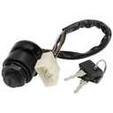Ignition Switch 27005-0011 for Kawasaki Mule 500/550 / 520/600 / 610 / SX / 2010/2020 / 2500/2510 / 2520/4000 / 4010 1990-2018 Mule 2010 Mule SX (Replaces 27005-0011 & 27005-1146 & 27005-1191) W34