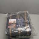 Lahome Neutral Geometric 8x10 Outdoor Rug, Black Washable Rug for Living Room Dining Room, Farmhouse Rhombus Non Slip Non Shedding Indoor Outdoor Carpet for Backyard Deck Office Classroom Decor