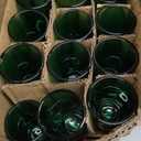 Cumule 36 Pieces Christmas Shot Glasses 2 Oz Red Green Heavy Based Glass Shot Glass for Christmas Holiday Party Decorations Supplies