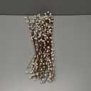 Winter Decorations 12Pcs Artificial Berry Stems White Berry Picks for Christmas Holiday Home Centerpieces Decor (Cream)