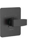 Delta Faucet Modern 14 Series Matte Black Shower Faucet, Tub and Shower Trim Kit with Single-Spray Touch-Clean Black Shower Head, Matte Black T14467-BL-PP (Valve Not Included)