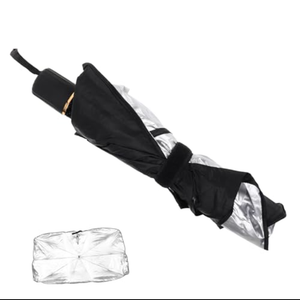 GLEAVI Windshield Sun Shade Umbrella Foldable Car Windshield Protector Sun Block for Automotive Interior Heat Insulation Compact Design for Easy Storage and Use