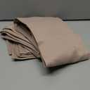 NICETOWN Bedroom Curtain Panels Blackout Draperies, Thermal Insulated Solid Grommet Blackout Curtains/Drapes (Taupe, 1 Pair, 34 by 45-inch)