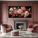 SDYA Large Wall Art Flowers Canvas Prints Home Decor Colorful Botanical Picture Bedroom Decor Aesthetic Paintings for Living Room Bathroom Office Decor 30x60 Inch