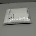 OVZME Berry White Shower Curtain, Embossed Textured Fabric Shower Curtain for Bathroom - Soft Cloth & Hotel Spa Luxury, Water Repellent, Machine Washable Shower Curtain, 72X72, White