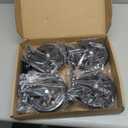 6 Inch Caster Wheels Heavy Duty Casters with Brake, Casters Set of 4 Loading 3000 Lbs, Locking Industrial Swivel Top Plate Casters Wheels for Furniture and Workbench Cart(Two Hardware Kits Included)