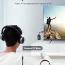 2 x 5.4 Aux Bluetooth Adapter, Noise Cancelling 3.5mm AUX Bluetooth Car Adapter, Wireless Audio Receiver for Home Stereo/Wired Speaker, 12H Battery Life