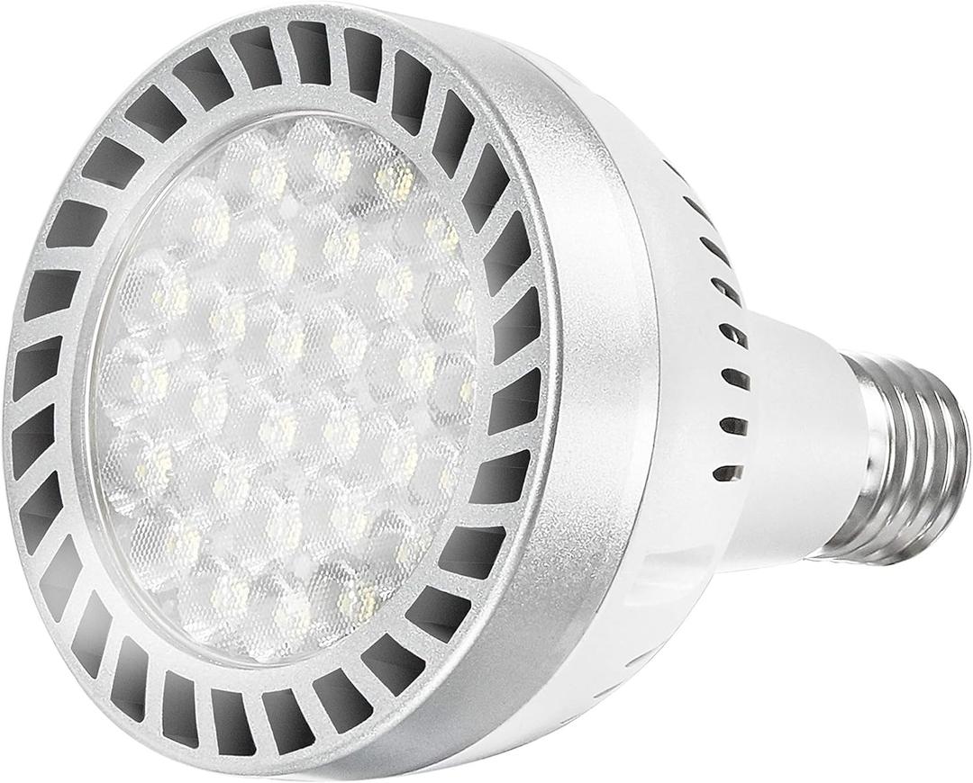 Bright 120V 50W Led Pool Light Bulb, with 5000LM E27/E26 Base Pool Light Bulb Daylight White 6000K Swimming Pool Replacement for Most Pentair Hayward Light Fixtures (120V 50W Light)