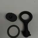 MRGLAS for MagSafe Car Mount [ 2025 Upgraded 40 Strong Magnets] [360 Rotation] Air Vent Magnetic Phone Holder [Double Metal Hook] Car Phone Holder Mount Compatible iPhone 17 16 15 Pro Max Plus S25 24 (Black)