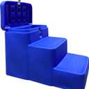 Horsemen's Pride 3-Step Mounting Step with Storage, Blue