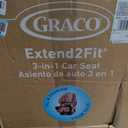 Graco Extend2Fit 3-in-1 Convertible Car Seat, 3 Modes Rear Facing, Forward Facing Baby Car Seat and Highback Booster Seat, Adjustable Extension Panel for Extra Legroom, Talia, Manufacturing Date 2026-04-10