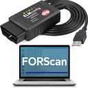 OHP ELMconfig FORS-CAN ELM327-based OBD2 to USB Programming Cable Diagnostic Scan Tool with MS-Can/HS-Can Switch for Ford Lincoln Mazda Mercury Series Vehicles
