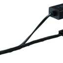 Dashcam Power Adapter (5-pin Type F) Compatible with Ford 2020-2024 Mustang Mach-E, Bronco Sport, Explorer Edge, Escape, Transit. Built-in USB Power Source, Connects to Rearview Mirror