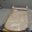 ANGELBLISS Baby Bouncer, Portable Bouncer Seat for Babies, Infants Bouncy Seat with Fabric, Natural Vibrations (Apricot)