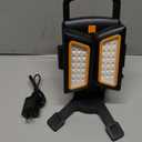 30W Rechargeable Work Light, 3000 Lumen Magnetic Work Light Battery Powered, Waterproof Portable Cordless Job Site Lighting for Construction Site, Workshop, Garage, Camping, and Car Repairing