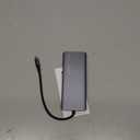 Laptop Docking Station Dual Monitor, 14 in 1 USB C Hub Multiport Adapter Dongle with 2 HDMI, DisplayPort, Ethernet, SD/TF, USB C/A Ports, PD, Mic/Audio, Compatible for MacBook Dell HP Lenovo (Grey)